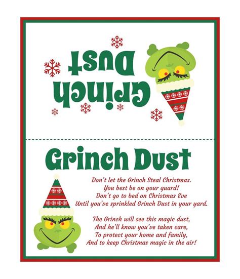 6 Best Grinch Dust Free Printable PDF for Free at Printablee in 2023 ...