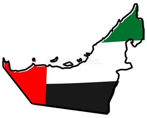 Uae Flag Outline