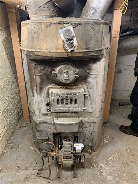 I call your old unit and raise you this old Furnace! : r/HVAC