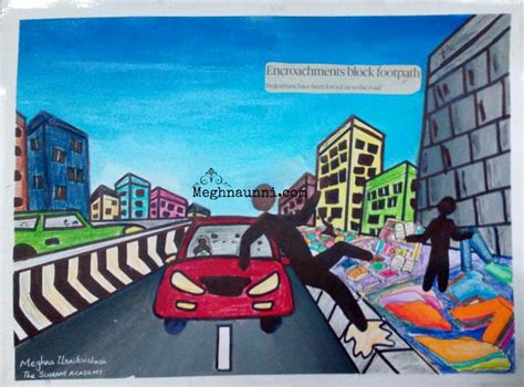 Road Safety Poster Painting – Meghna Unni's Blog