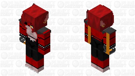 Fnia Glamrock Foxy | Five Night's In Anime | [Remade] | Minecraft Skin