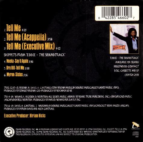 highest level of music: Dru Hill - Tell Me (Eddie Soundtrack)-CDS-1996