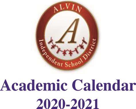 Alvin ISD Approves 2020-2021 School Calendar | Del Bello Lakes