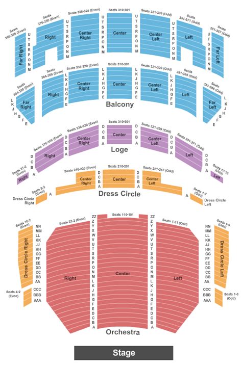 Nederlander Theatre At Ford Center Tickets & Seating Chart - Event Tickets Center