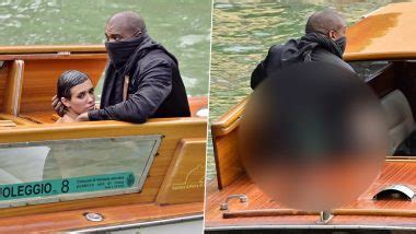 Kanye West Bares His Butt During Boat Ride in Venice With Wife Bianca ...