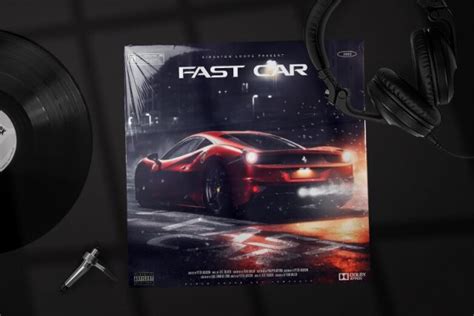 Fast Car Premade Cover Art - Photoshop PSD