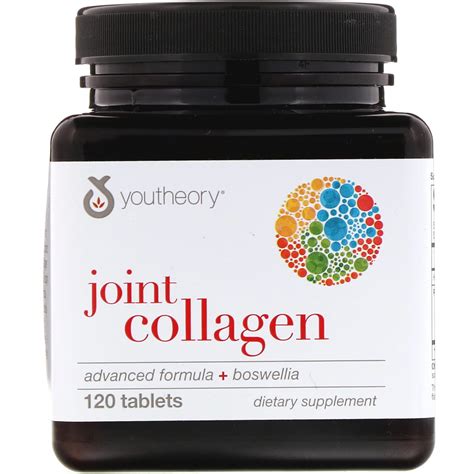 Youtheory Joint Collagen, Advanced Formula + Boswellia, 120 Tablets - Walmart.com