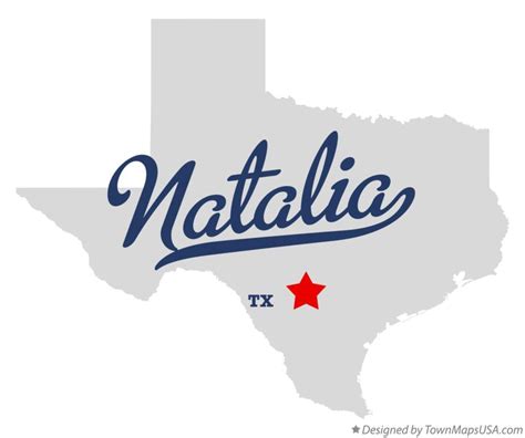 Map of Natalia, TX, Texas