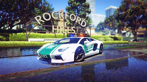 Dubai Police - Lamborghini Aventador - GTA5-Mods.com