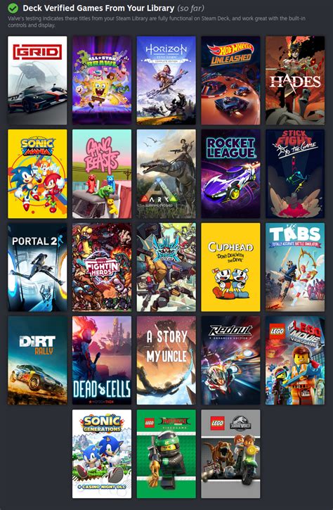 View Your Steam Deck Compatibility Games through Steam