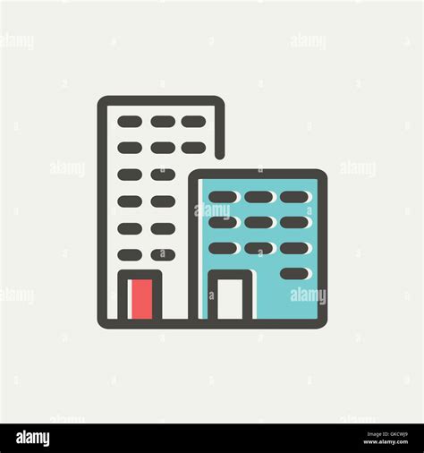 Small office building exterior Stock Vector Images - Alamy