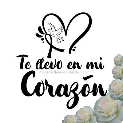 +10 Imágenes Bonitas Te llevo en mi Corazón y Nunca te Olvidaré