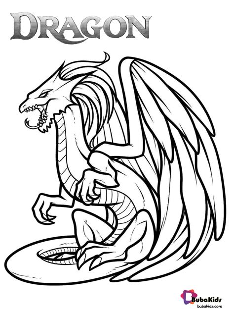 View Mythical Dragon Dragon Coloring Pages For Adults PNG - COLORIST