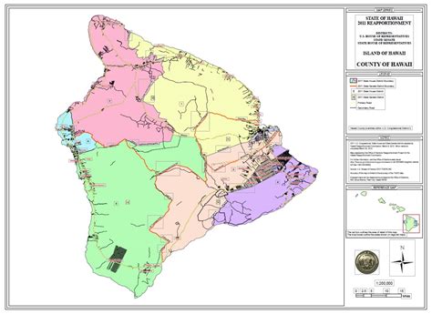 State redistricting information for Hawaii