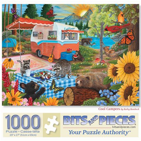 Cool Campers 1000 Piece Jigsaw Puzzle | Bits And Pieces