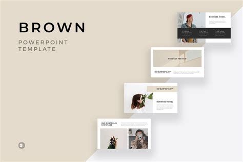 Brown Minimal PowerPoint Template – Slidequest