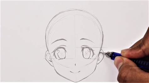 Easy Anime Drawing Outlines Draw egg shapes to represent the segments on each finger