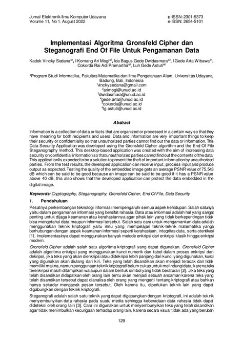 (PDF) Implementasi Algoritma Gronsfeld Cipher dan Steganografi End Of ...