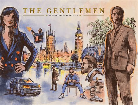 The Gentlemen LA Format Version 3 | Poster By Colinmurdoch