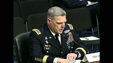 General Mark A. Milley: Nomination hearing (Short Version) - YouTube