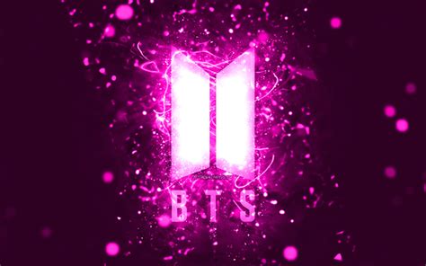 BTS Logo Neon