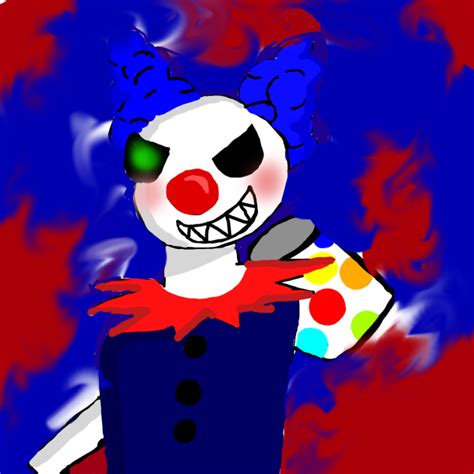 Clowny fan art from piggy roblox - ibisPaint