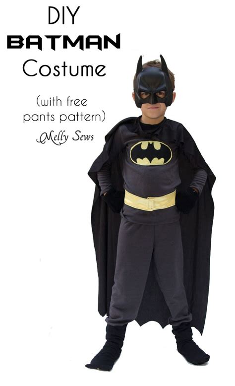 DIY Batman Costume - Melly Sews