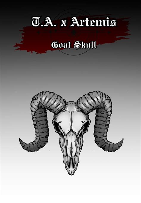 Goat Skull Stock Art - Theodor Andrei | DriveThruRPG.com