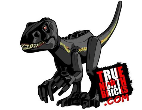 Lego Baryonyx Coloring Page