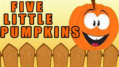 Five Little Pumpkins Sitting on a Gate - The Learning Station | Halloween preschool, Kids ...