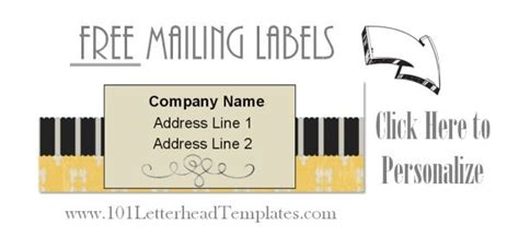 Free Mailing Labels