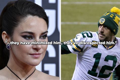 Shailene Woodley Tackled The Aaron Rodgers-Green Bay Packers Drama