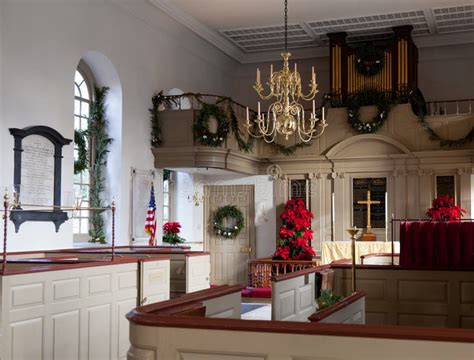 Interior Of Bruton Parish Church Stock Photo - Image: 22679940