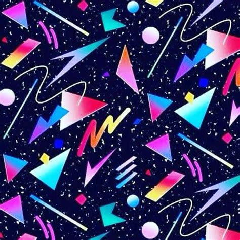 Pattern 90S Retro Background / Dots Pattern Abstract Geometric Background In 80s 90s Retro Style ...