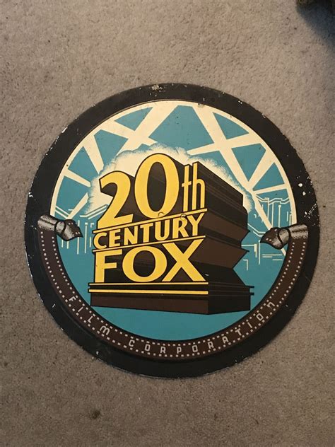 20th Century Fox 1940’s Original Metal Logo Sign