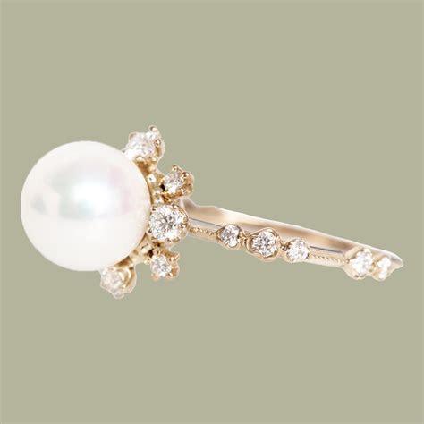 15 Pearl Engagement Rings for the Unique Bride