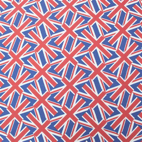 British Icons Fabric | Union Jack Cotton | Fabrics Galore