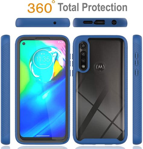 LG Velvet 5G Case, Transparent Drop Proof Phone Cover (Blue) - Walmart ...