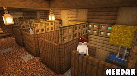 Minecraft Barn Interior