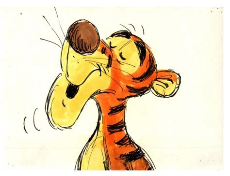 Walt Disney Studio Artists - Tigger Original Storyboard Drawing For ...