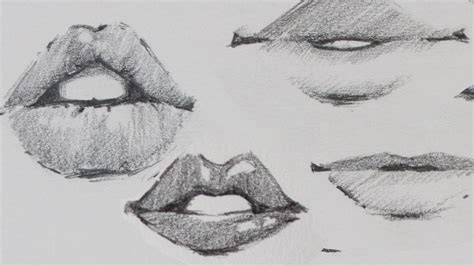 How to Draw Lips - Traditional or Manga - YouTube