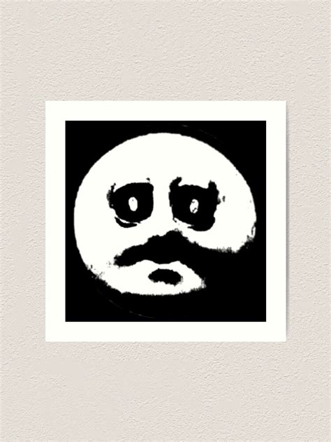 "How did you do in PE today? Cursed Emoji Face" Art Print for Sale by comlag | Redbubble