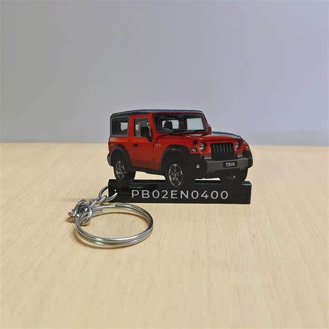 Best Mahindra Thar Red Rage Keychain – Osiyankart