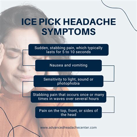 What is Stabbing or Ice Pick Headache? Advanced Headache Center