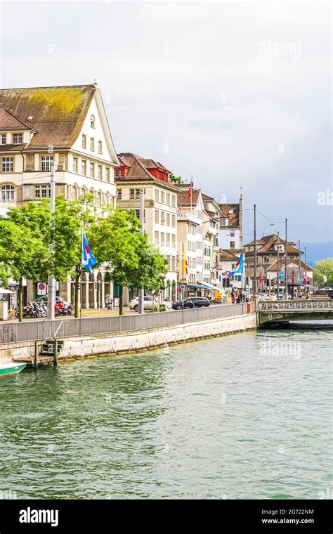 Streets and historic Old Town buildings near main railway train station ...