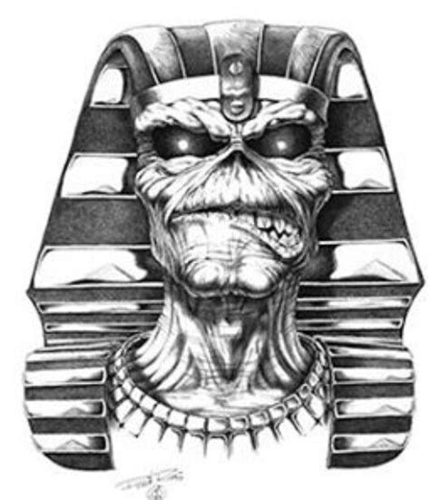 Powerslave Pharaoh Eddie | Iron maiden tattoo, Iron maiden eddie, Iron maiden posters