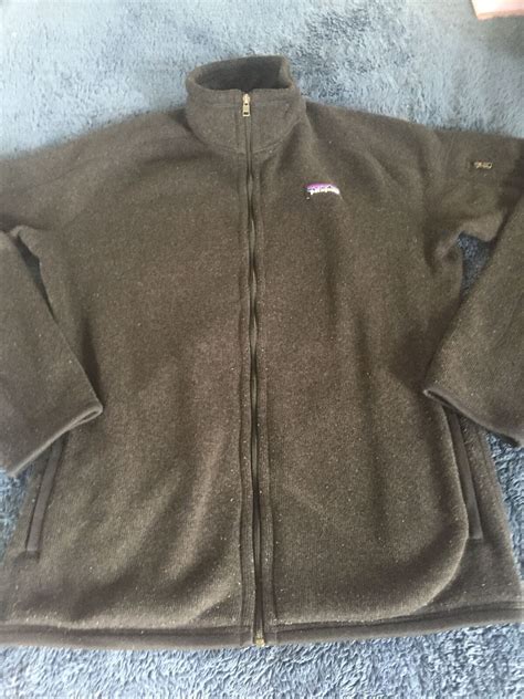 Patagonia Worn Wear Logo Fleece Full Zip Jacket Youth… - Gem