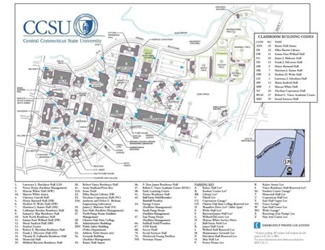 Central Ct State University Campus Map | Images and Photos finder