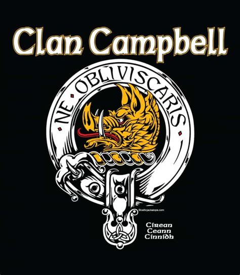 Clan Campbell Clansman’s Crest Badge T-Shirt ⋆ Celtic Jackalope