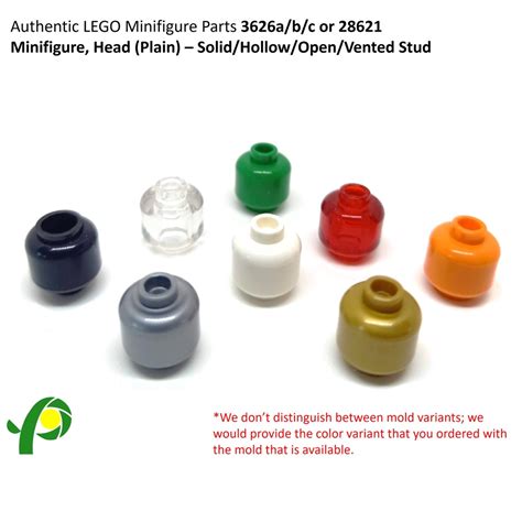 LEGO Parts 3626 Alt 28621 Minifigure Head Plain Sold per piece Authentic | Shopee Philippines